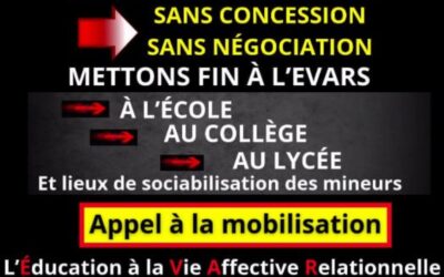 Nouvel Appel National du 10 avril 2025 : les parents s’unissent et se mobilisent à nouveau contre l&rsquo;EVARS et ses variantes